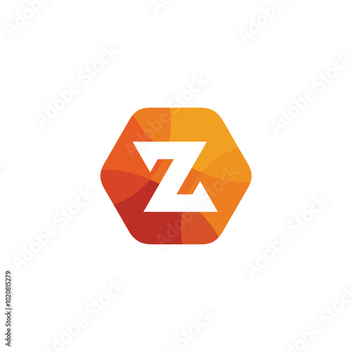 Free Download Letter Z Hexagon Logo design vector template - GFXLoad