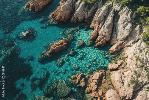 Stunning turquoise waters and rugged cliffs