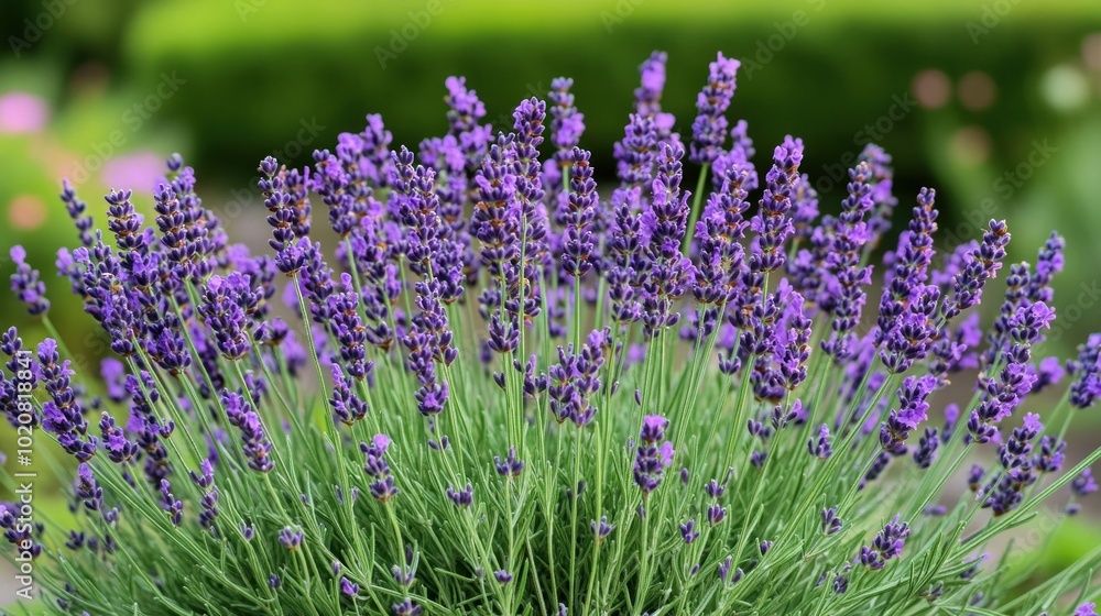 Fototapeta premium Purple Lavender Flowers in Bloom