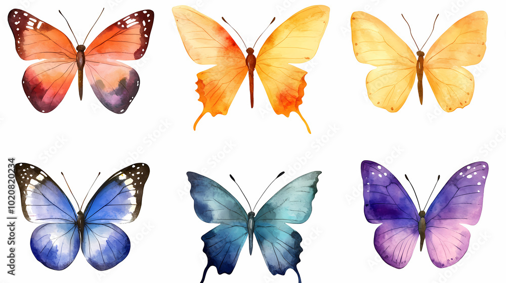 Butterfly collection,Butterfly Vector Silhouettes. Decorative Insect Collection. Butterfly collection,Butterfly Vector Silhouettes. Decorative Insect Collection.