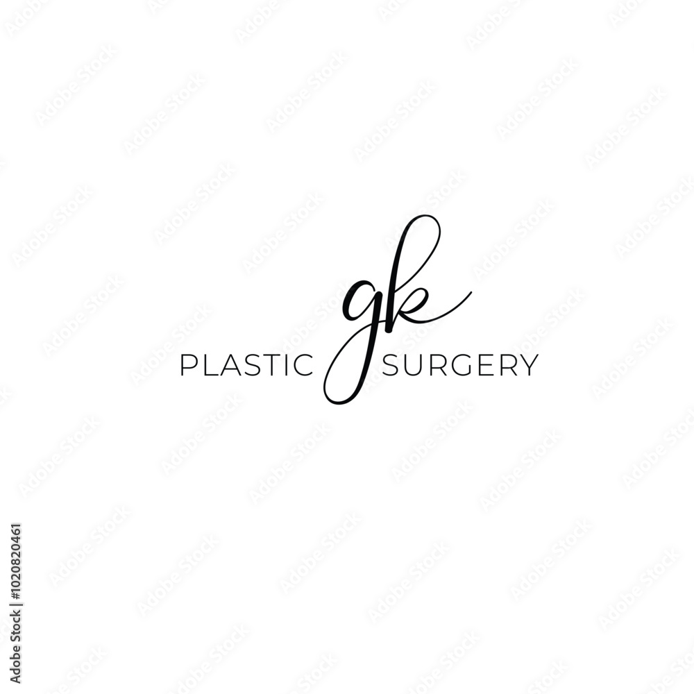 GK initial letters Luxury logo design GK initial letters Luxury logo design