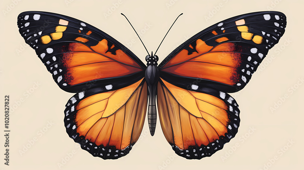 Fototapeta premium Butterfly collection,Butterfly Vector Silhouettes. Decorative Insect Collection.