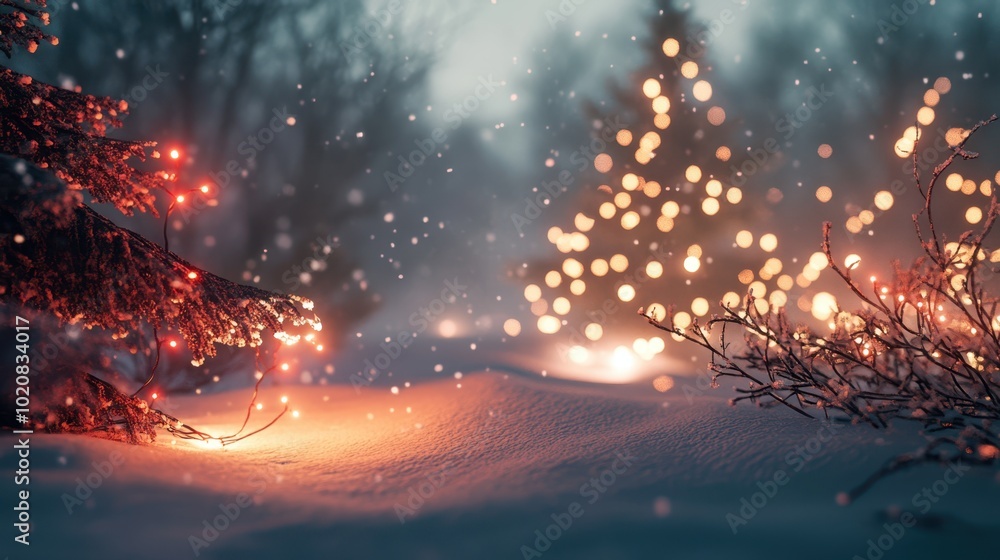 The Illuminated Winter Evening The Illuminated Winter Evening