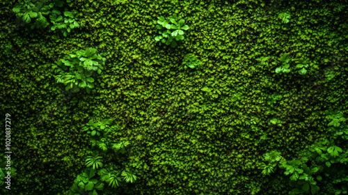 Green moss background texture wallpaper.