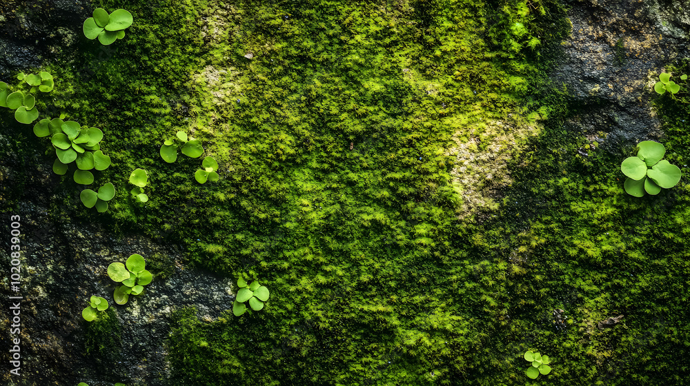 Green moss background texture wallpaper. Green moss background texture wallpaper.