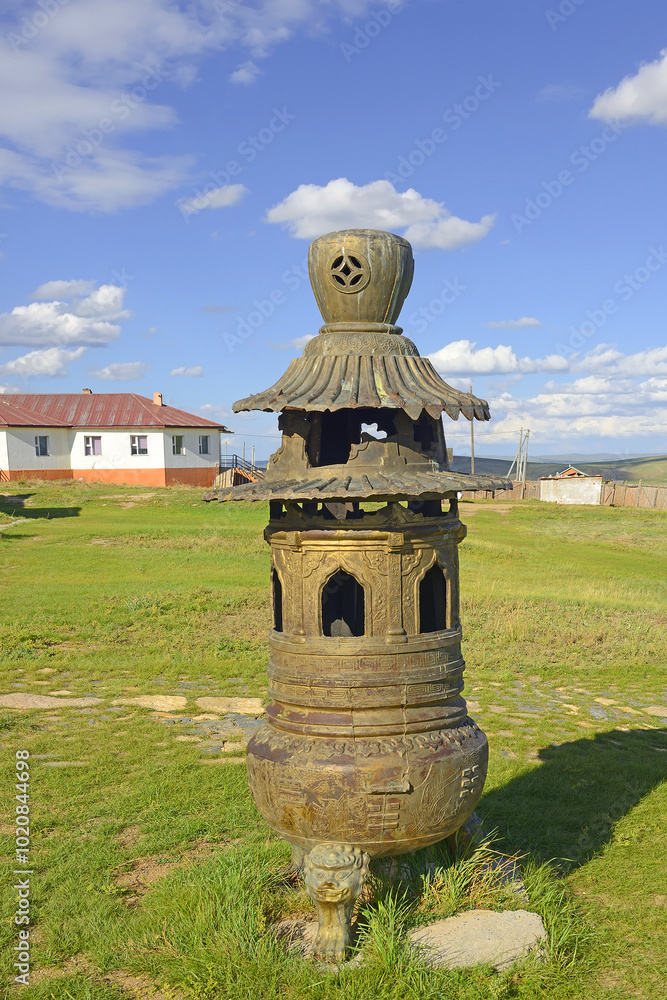 Shankh Monastery located in Övörkhangai Province, Central Mongolia, 25 kilometers South East of Kharkhorin city - one of Mongolia’s oldest and most historically significant monasteries