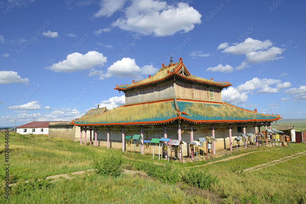 Shankh Monastery located in Övörkhangai Province, Central Mongolia, 25 kilometers South East of Kharkhorin city - one of Mongolia’s oldest and most historically significant monasteries