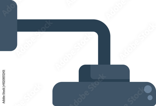 Modern range hood is extracting steam from the stove in the kitchen