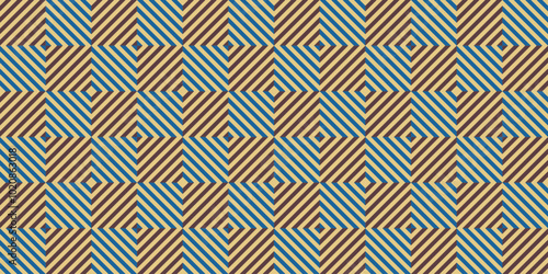 Abstract geometric autumn background, abstract autumn background, seamless pattern with autumn color theme
