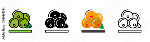 Set of Superfoods Icon