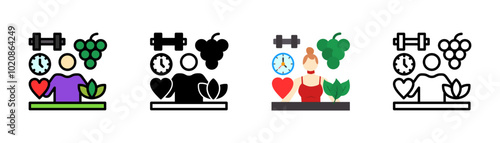 Set of Self-Care Icon