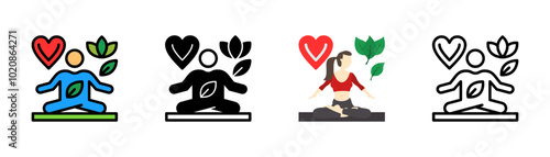 Set of Mental Health Icon