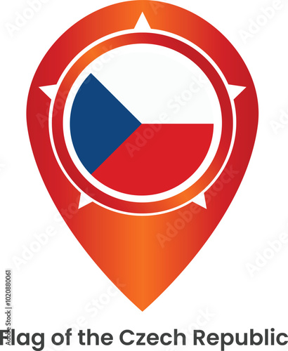 Vector of Czech flag. Free Download Vector of Czech flag. - GFXLoad