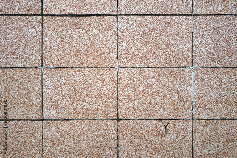 Detail of polished stone blocks on the exterior wall of an old building Detail of polished stone blocks on the exterior wall of an old building
