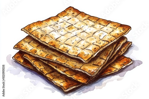 matzah art interpretation creative design photo