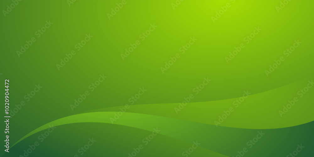 Abstract green color wave mod... Abstract green color wave mod...