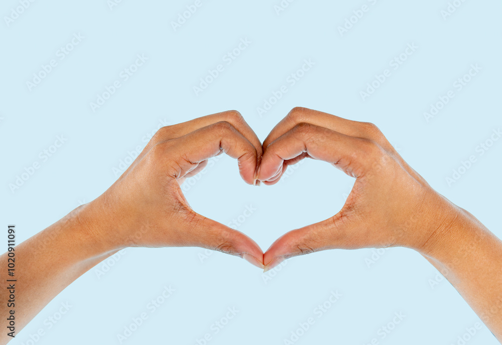 Crafting a heart shape with hands against a soft pastel background expressing love and connection Crafting a heart shape with hands against a soft pastel background expressing love and connection