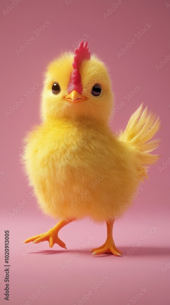 Fun and Engaging 3D Chicken Dance Character Fun and Engaging 3D Chicken Dance Character