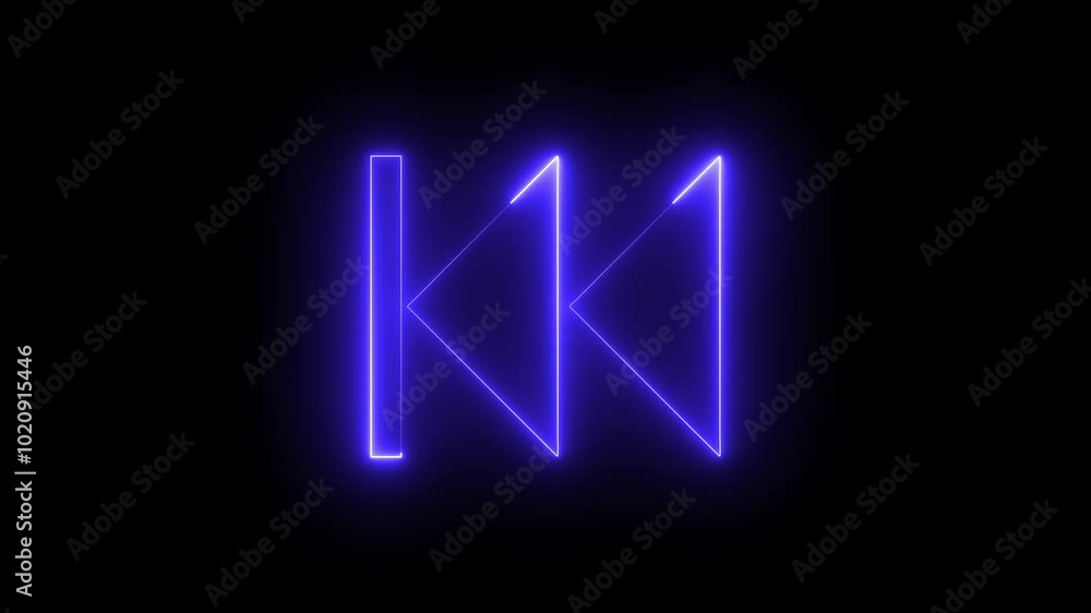 neon media player button. Neon glowing play button icon on a black background ,Music arrow button symbol on black background. neon media player button. Neon glowing play button icon on a black background ,Music arrow button symbol on black background.
