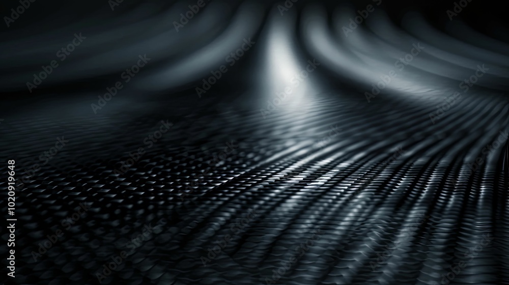 Abstract Black and White Curved Woven Texture Abstract Black and White Curved Woven Texture