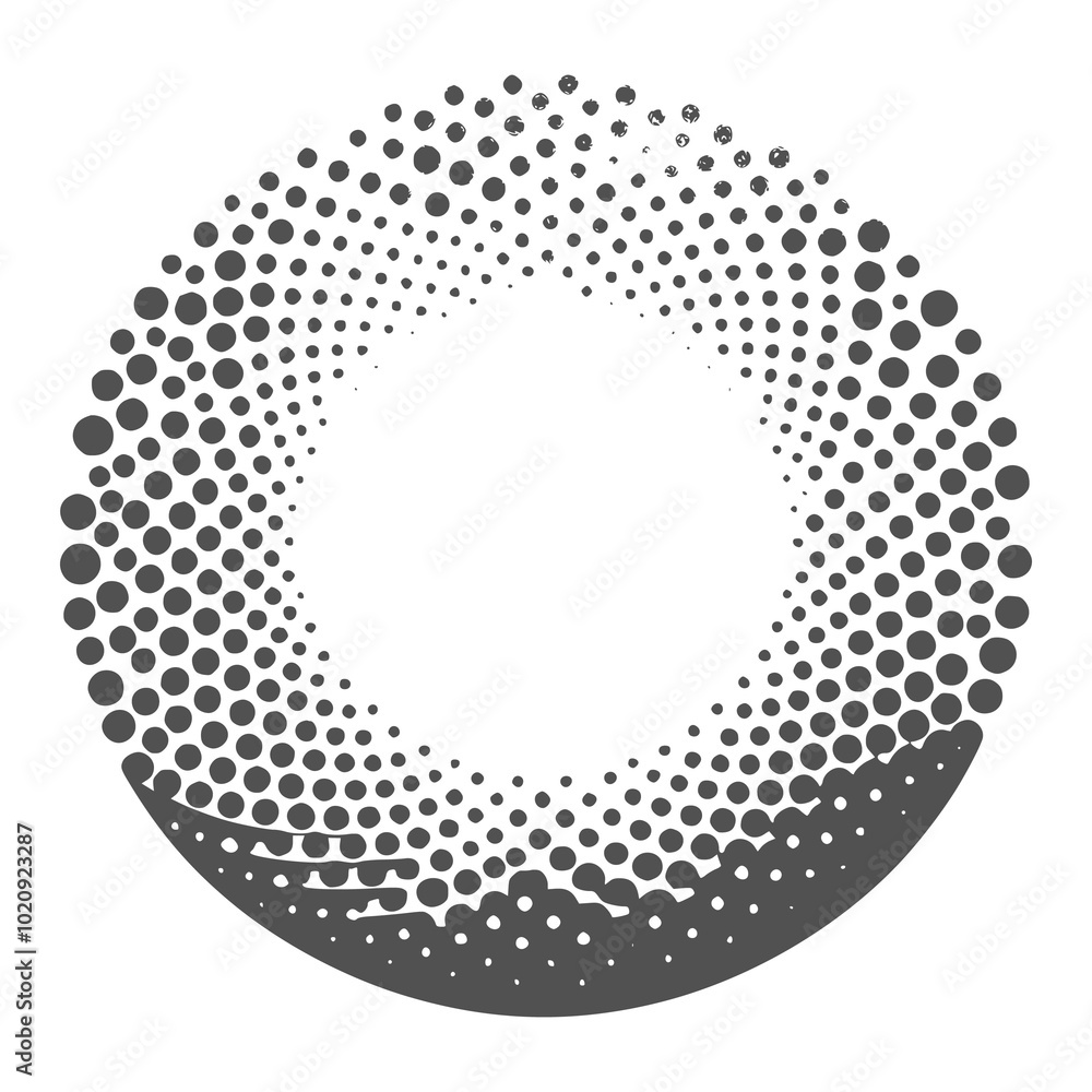 Circle style dots halftone background generated Ai Circle style dots halftone background generated Ai