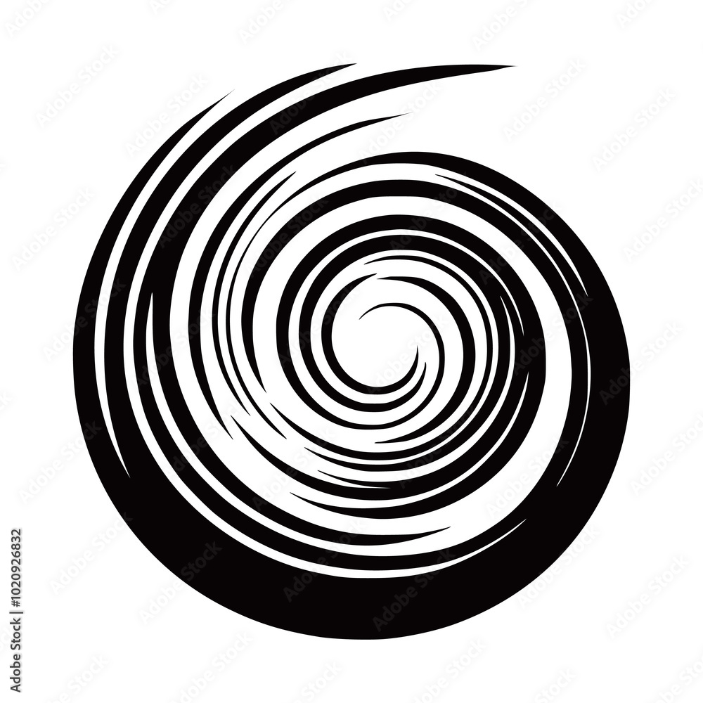 Radial spiral lines circle shape vectors Illustrations stock image generated Ai Radial spiral lines circle shape vectors Illustrations stock image generated Ai