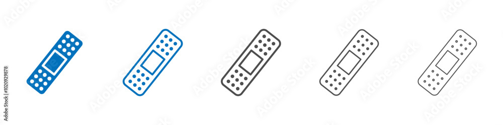 Bandage icon Isolated flat vector in outline Bandage icon Isolated flat vector in outline