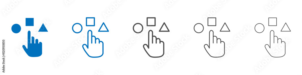 Choice icon Isolated flat vector in outline Choice icon Isolated flat vector in outline