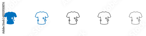 Clean Clothes icon Isolated flat vector in outline