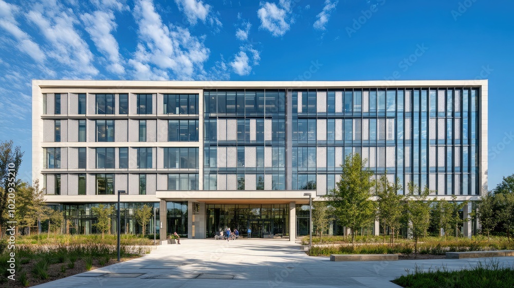 Modern Architectural Design of Office Building Modern Architectural Design of Office Building