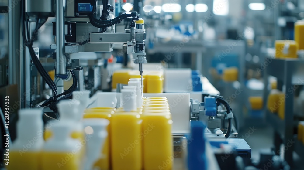 Automated Production Line in a Manufacturing Facility Automated Production Line in a Manufacturing Facility