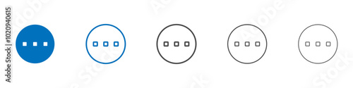 More icon Isolated flat vector in outline