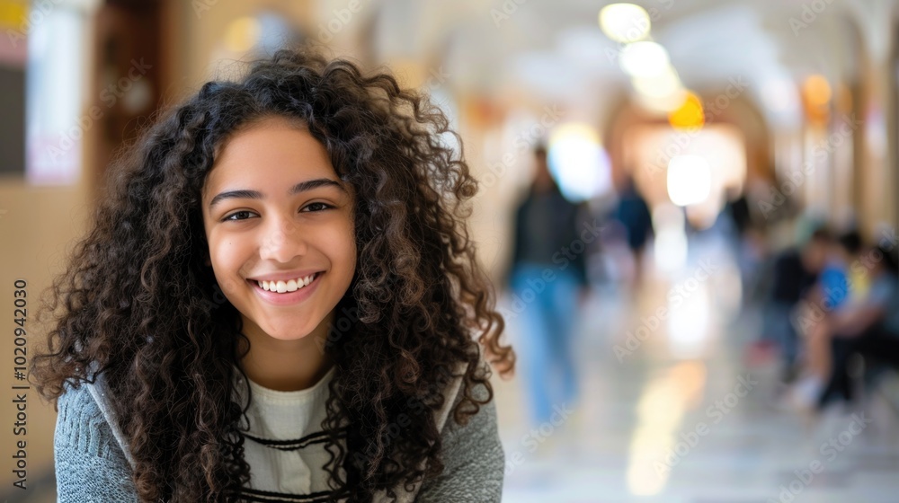 beautiful female african american university student portrait beautiful female african american university student portrait
