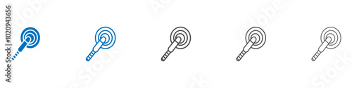 Polisher icon Isolated flat vector in outline