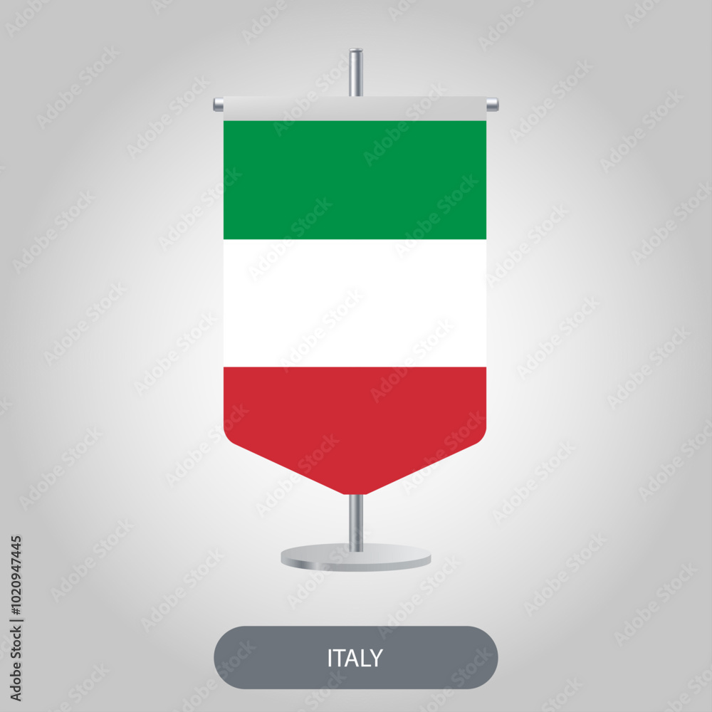 Italy vertical table flag on light grey background. Italy vertical desk flag isolated on grey background
Italy vertical table flag on light grey background. Italy vertical desk flag isolated on grey background
