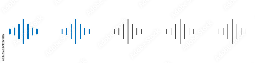 Voice icon Isolated flat vector in outline Voice icon Isolated flat vector in outline