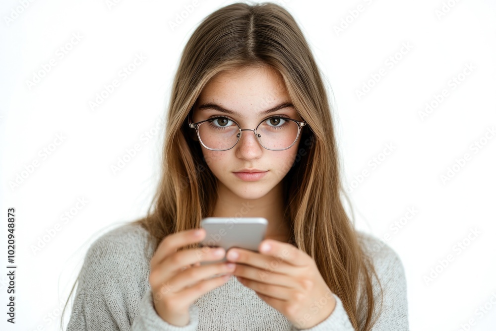 A person checking their phone, possibly texting or browsing A person checking their phone, possibly texting or browsing