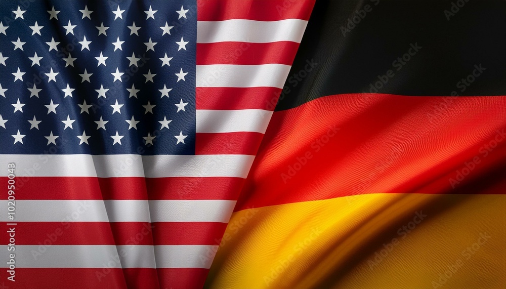 アメリカの国旗とドイツの国旗(America flag & Germany flag.)
アメリカの国旗とドイツの国旗(America flag & Germany flag.)