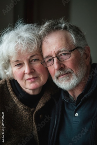 A man and a woman standing together, smiling for the camera