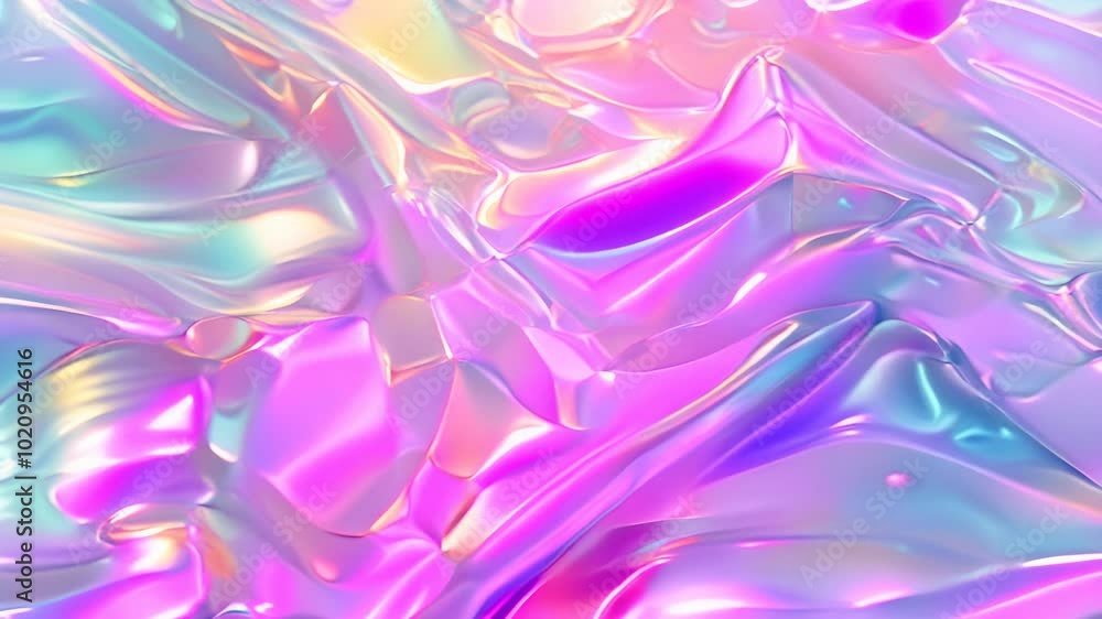 Abstract Holographic Background with Iridescent Colors Abstract Holographic Background with Iridescent Colors