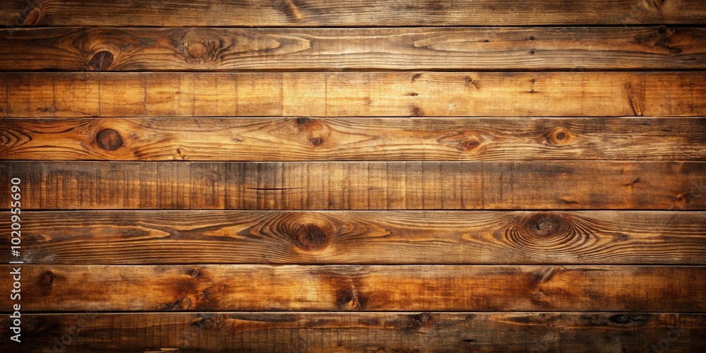 Naklejka premium Rustic Wooden Planks Texture - Distressed, Weathered, Knotty Surface