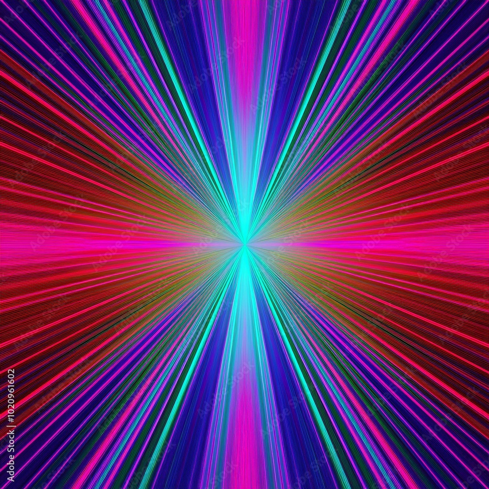 Fond d'écran futuriste avec lightpainting en traits lumineux multicolores Fond d'écran futuriste avec lightpainting en traits lumineux multicolores