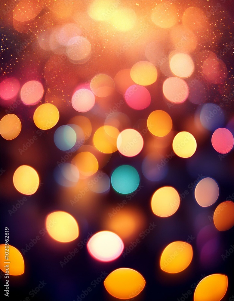 Bokeh lumineux dans la nuit Bokeh lumineux dans la nuit