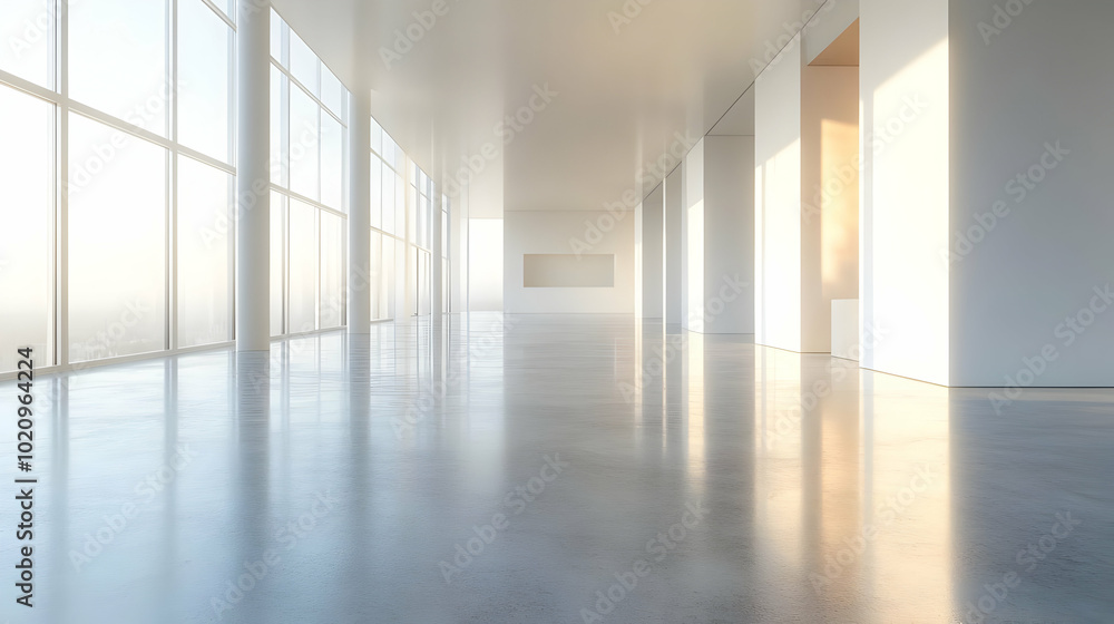 Modern Architecture with a View - Illustration Modern Architecture with a View - Illustration