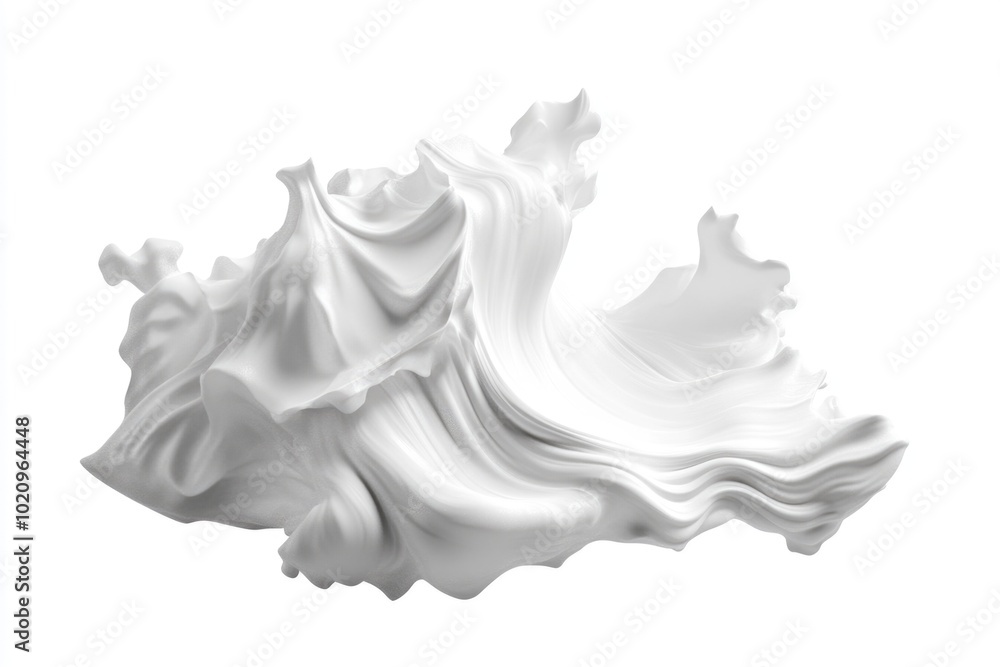 A detailed view of a white sculpture on a white surface, great for highlighting textures and details A detailed view of a white sculpture on a white surface, great for highlighting textures and details