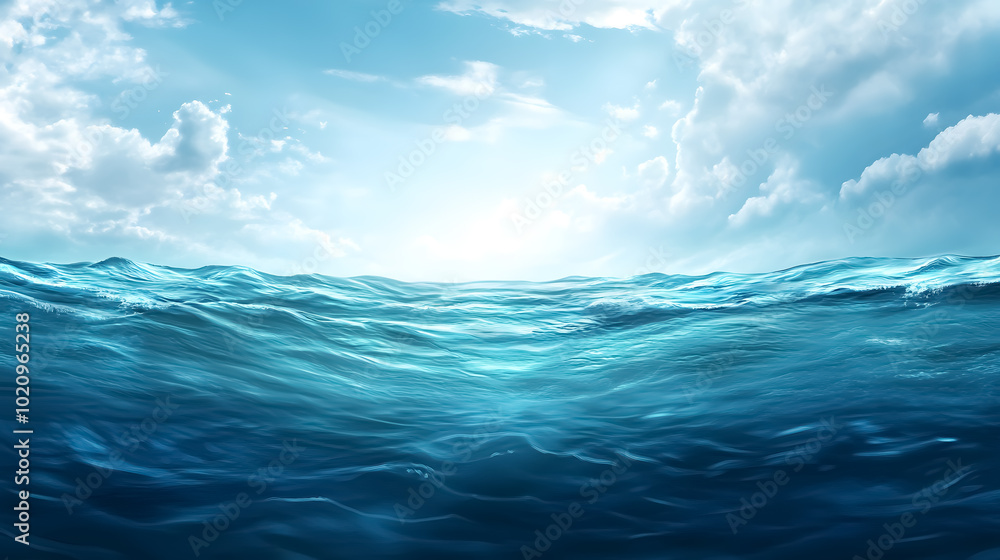 Ocean Background: A general ocean-themed background with water, waves, or seascape elements. Ocean Background: A general ocean-themed background with water, waves, or seascape elements.