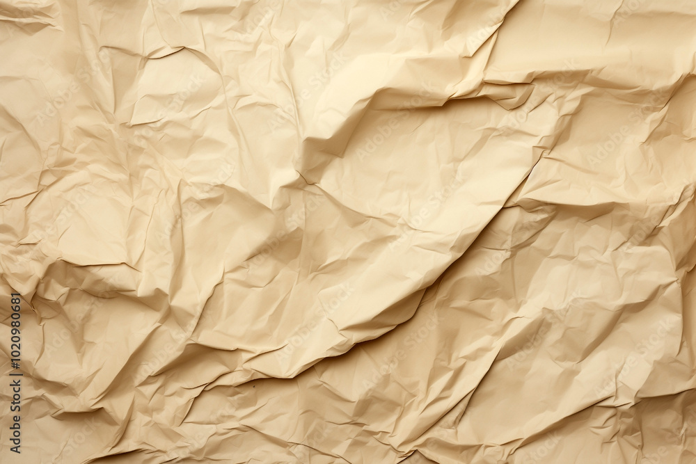 paper crumpled beige texture close-up background paper crumpled beige texture close-up background