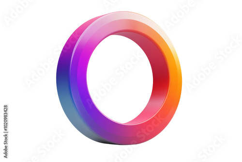 Rainbow Ring: A vibrant, colorful ring, blending a spectrum of hues into a striking circular design. Its playful yet sophisticated appeal makes it perfect for branding, design.