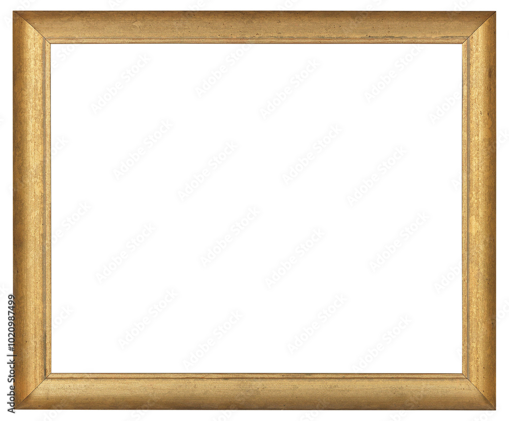 Large wide picture frame on a transparent background, in PNG format. Large wide picture frame on a transparent background, in PNG format.