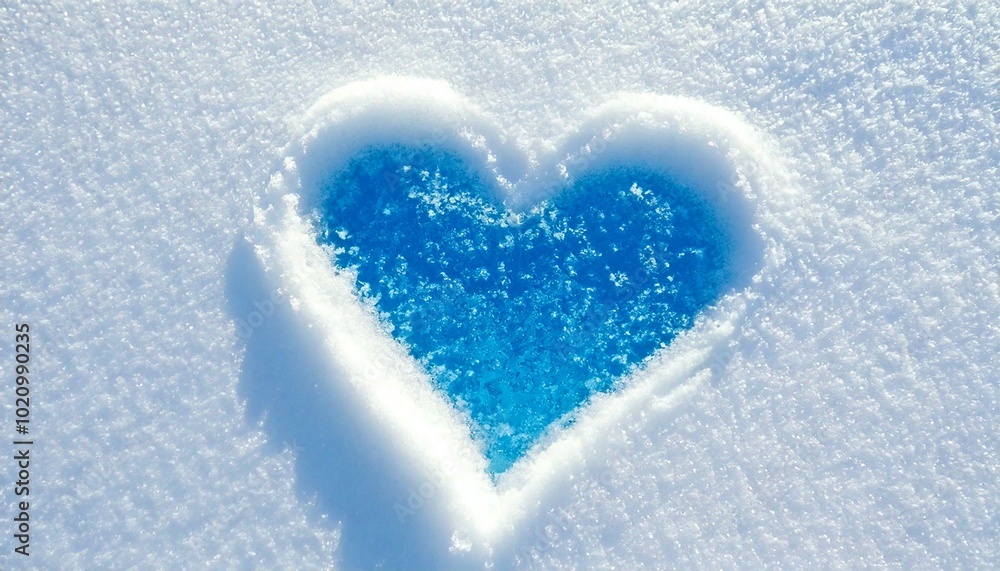 heart shaped snow heart shaped snow